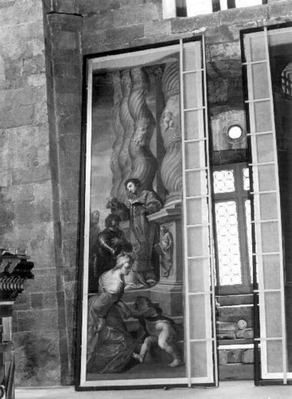 San Lorenzo che battezza San Romano - Genova